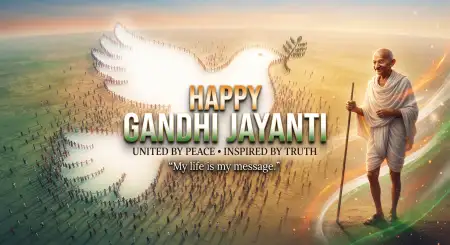 happy gandhi jayanti peace and unity message