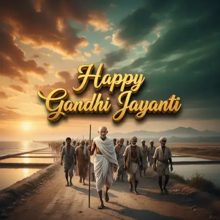 Happy Gandhi Jayanti Poem In Hindi - Free Happy Gandhi Jayanti Download