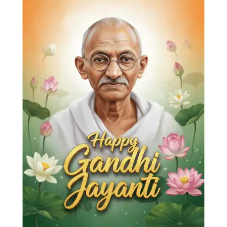 Happy Gandhi Jayanti Poster Making Ideas - Free Happy Gandhi Jayanti Download