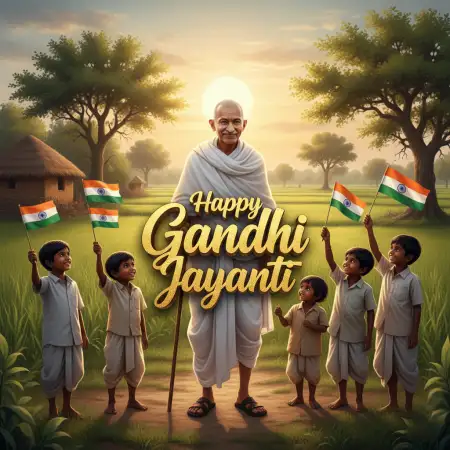 Happy Gandhi Jayanti Wishes In Telugu - Free Happy Gandhi Jayanti Download