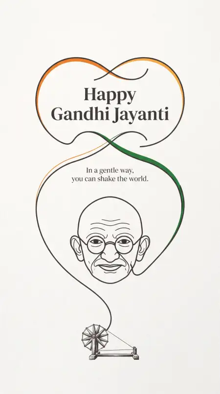 happy gandhi jayanti wishes quotes in english 2026 - Happy Gandhi Jayanti Creative Wishes