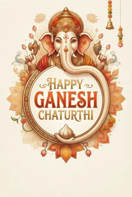 happy ganesh chaturthi 2026 editable template - Ganesh