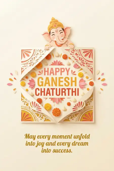 happy ganesh chaturthi 2026 greeting card 2 - Ganesh