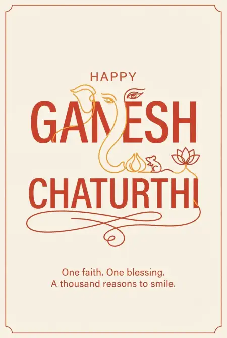 happy ganesh chaturthi 2026 greeting - Ganesh
