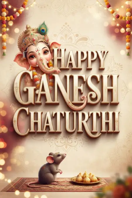 happy ganesh chaturthi 2026 hd background - Ganesh