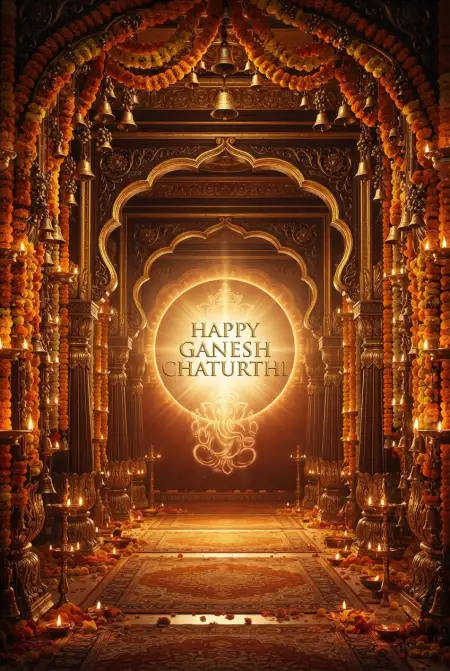 happy ganesh chaturthi 2026 poster background - Ganesh