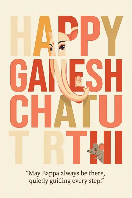 happy ganesh chaturthi 2026 vector illustration