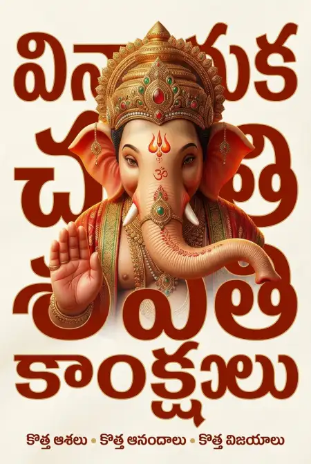 happy ganesh chaturthi in telugu - Ganesh