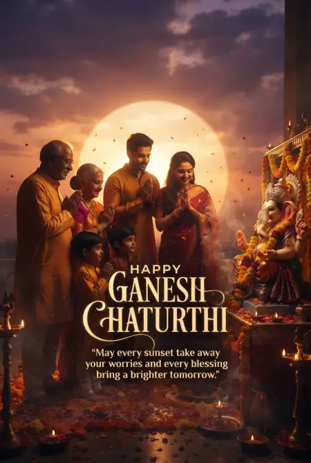 happy ganesh chaturthi poster 2026 - Ganesh Chaturthi Wishes 2026