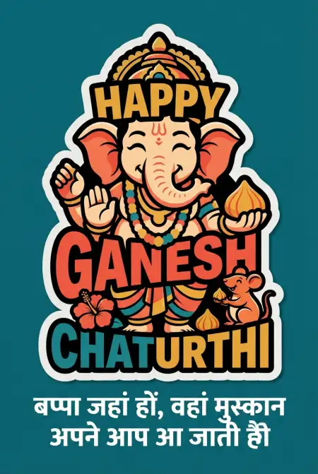 happy ganesh chaturthi whatsapp post images - Ganesh Chaturthi Wishes In Hindi