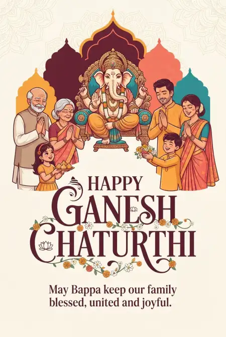 happy ganesh chaturthi wishes for family 2026 - Ganesh Chaturthi Wishes 2026