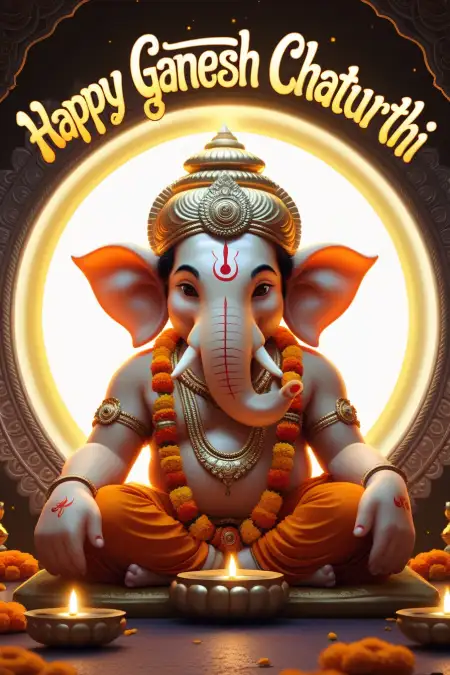 Happy Ganesh Chaturthi Wishes Images HD - Free Happy Ganesh Chaturthi Wishes Download