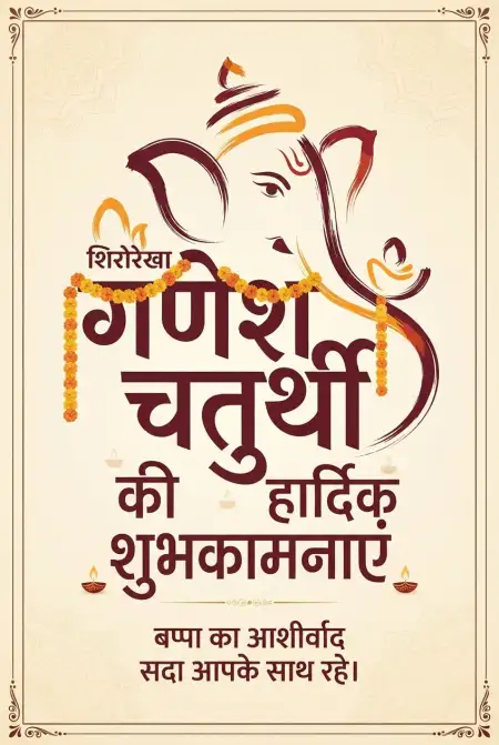 happy ganesh chaturthi wishes in hindi 2026 - Ganesh Chaturthi Wishes 2026