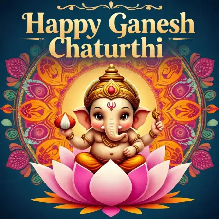 Happy Ganesh Chaturthi Wishes With Beautiful Images - Free Happy Ganesh Chaturthi Wishes Download