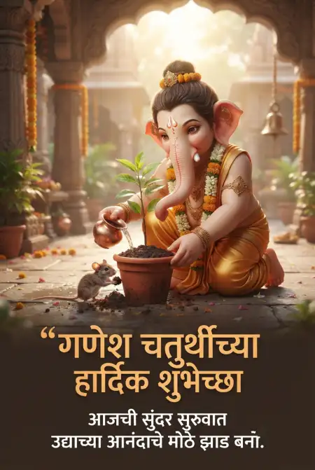 happy ganeshotsav wishes in marathi
