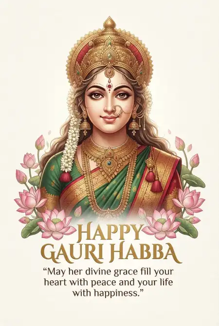 happy gauri habba 2026 wishes - Happy Gauri Habba Wishes 2026