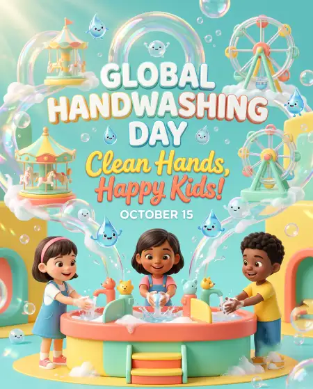 happy global handwashing day 2026 text png - Global Handwashing Day 2026