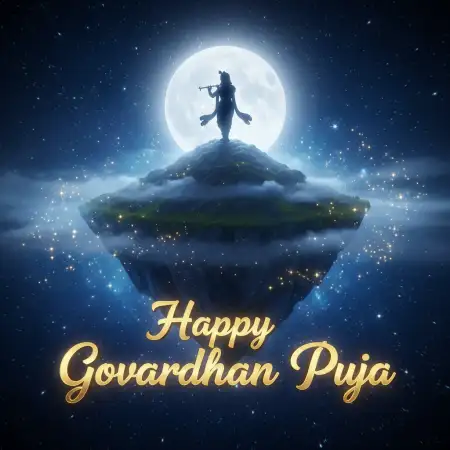 Happy Govardhan Puja Photo Frame Maker Online Free - Free Happy Govardhan Puja Download