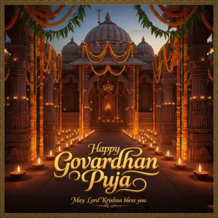 Happy Govardhan Puja Wishes For Husband And Wife - Free Happy Govardhan Puja Download