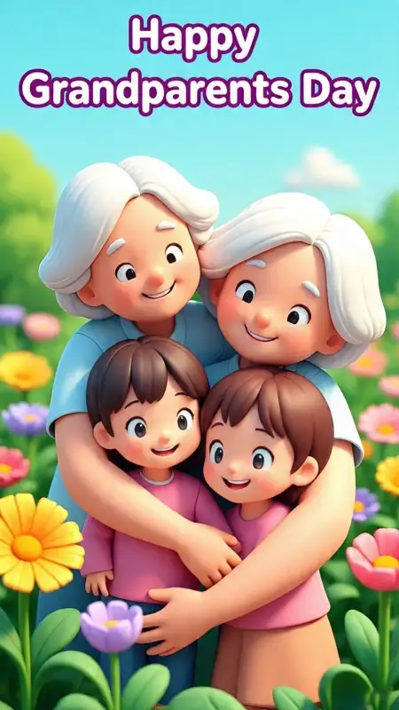 Happy Grandparents Day Poems In English For School Kids - Free Happy Grandparents Day Download