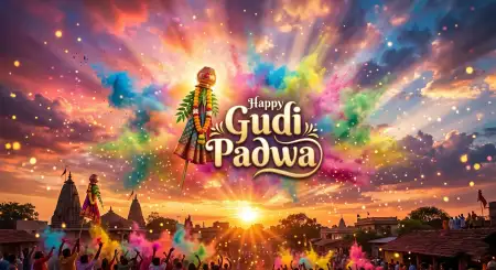 Free Happy Gudi Padwa Wishes Hd Festival Poster Image Download