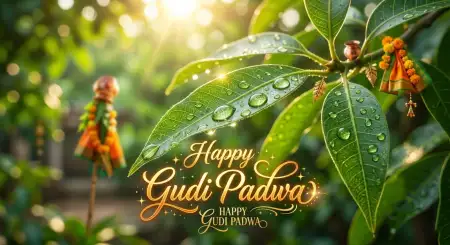 Free Happy Gudi Padwa Wishes Instagram Post Image Download
