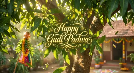 Free Happy Gudi Padwa Wishes Marathi Festival Celebration Image Image Download