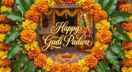 Free Happy Gudi Padwa Wishes Quotes Image Download