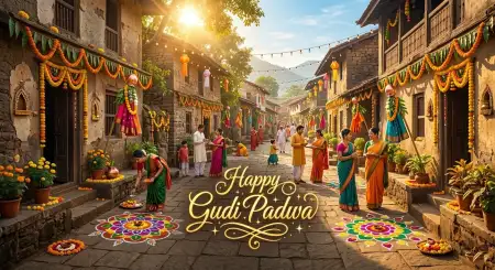 Free Happy Gudi Padwa Wishes Traditional Celebration Photo Image Download