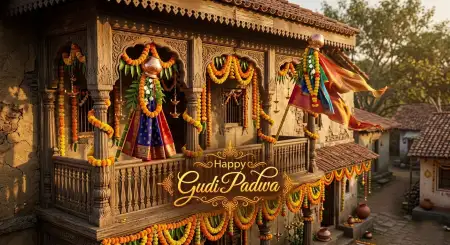 Free Happy Gudi Padwa Wishes Traditional Decoration Images Image Download