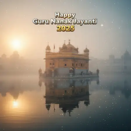 Happy Guru Nanak Jayanti 2025 Gurdwara Background Image - Free Happy Guru Nanak Jayanti 2025 Download