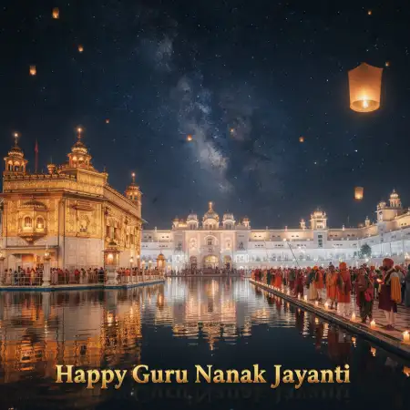 Happy Guru Nanak Jayanti 2025 Transparent Png With Text - Free Happy Guru Nanak Jayanti 2025 Download