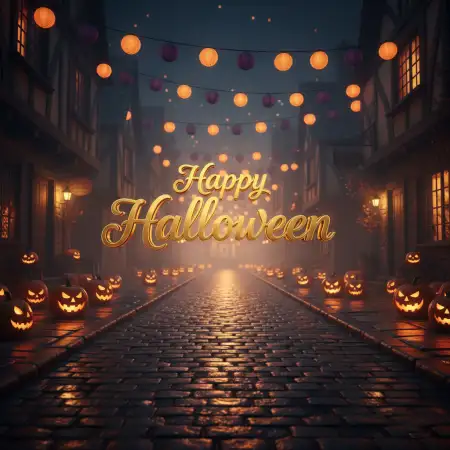 Happy Halloween 3d Text Design - Free Happy Halloween Download