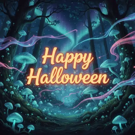 Free Happy Halloween Calligraphy Text Png Background Download