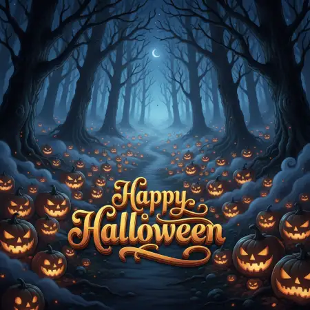 Free Happy Halloween Haunted House Png Background Download