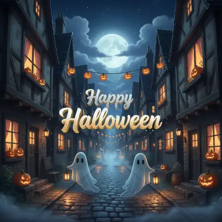 Free Happy Halloween Hd Wallpaper For Desktop Background Download
