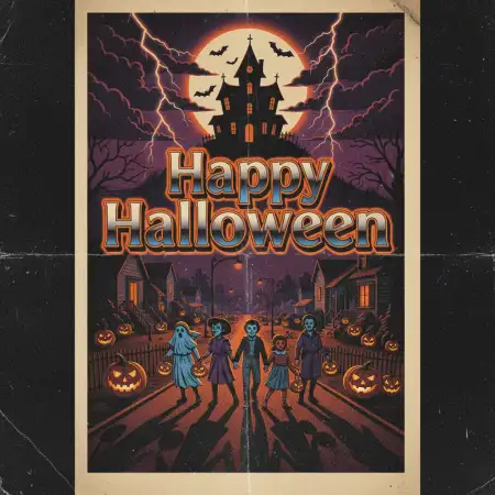 Free Happy Halloween Pumpkin Candle Background Background Download