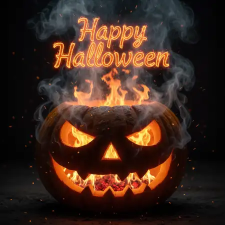 Happy Halloween Scary Eyes In Dark Background - Free Happy Halloween Download