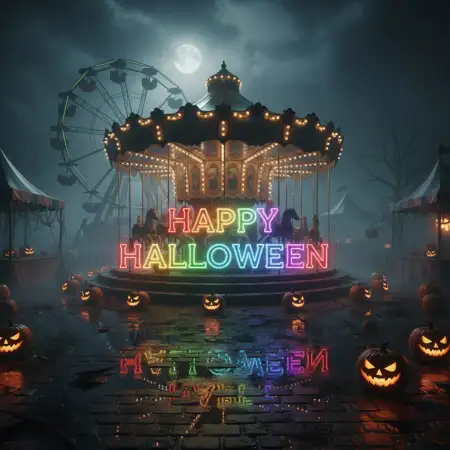 Happy Halloween Scary Face Background - Free Happy Halloween Download