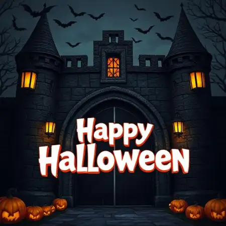 Happy Halloween Spooky Forest Background Hd - Free Background Download