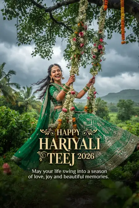 happy hariyali teej 2026 images - Happy Hariyali Teej 2026