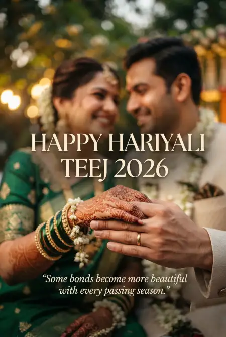 happy hariyali teej 2026 wishes for husband - Happy Hariyali Teej 2026