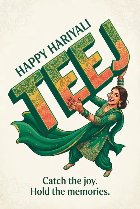 happy hariyali teej wishes in hindi images 2026 - Happy Hariyali Teej 2026