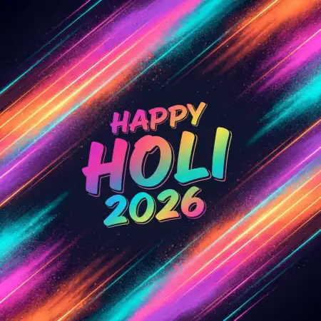 Happy Holi 2026 Aesthetic Wallpaper - Free Happy Holi 2026 Download
