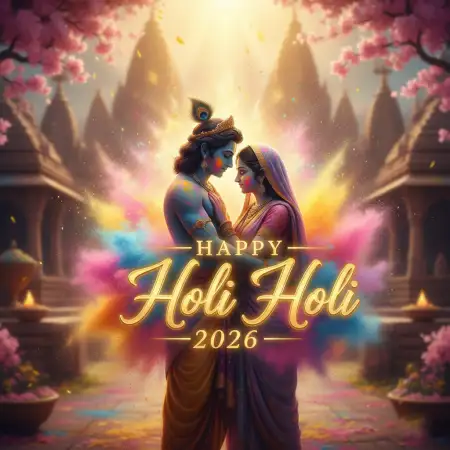 Happy Holi 2026 Couple Wishes - Free Holi 2026 Wishes Download