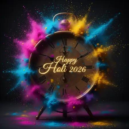 Happy Holi 2026 Greeting Card Corporate Design 2 - Free Happy Holi Greeting Card 2026 Download