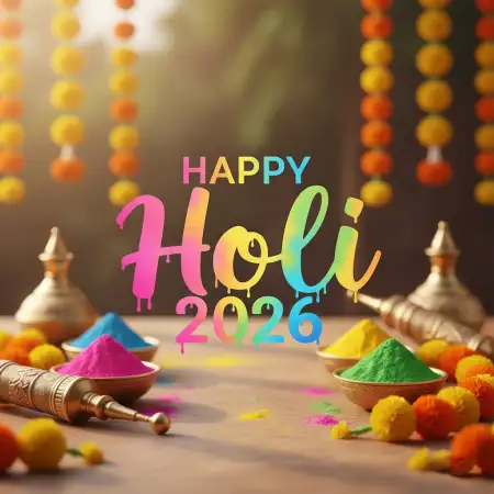Happy Holi 2026 Hd Wallpaper - Free Happy Holi 2026 Download