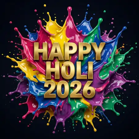 Happy Holi 2026 Photo Festive Background - Free Happy Holi 2026 Photo Download