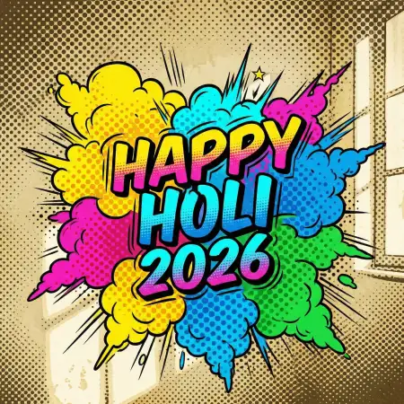 Happy Holi 2026 Photo For Youtube Thumbnail - Free Happy Holi 2026 Photo Download