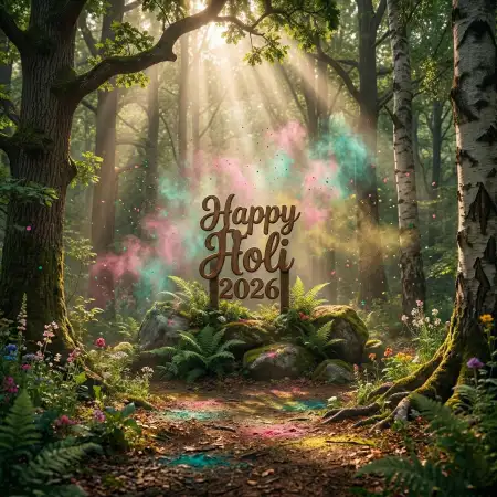 Happy Holi 2026 Photo Landscape 1920x1080 - Free Happy Holi 2026 Photo Download